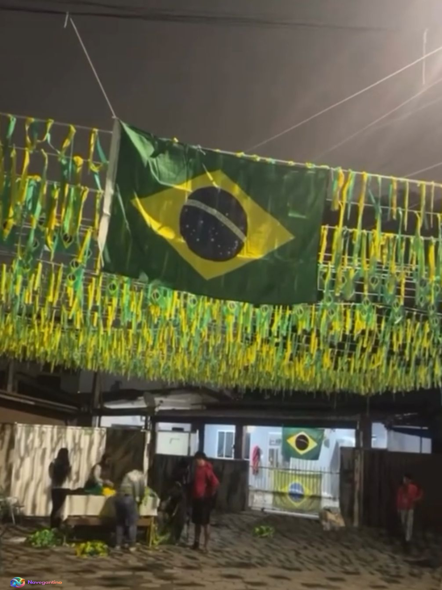O Clima de Hexa já tomou conta de Navegantes: Bairro São Pedro se transforma no epicentro da torcida!